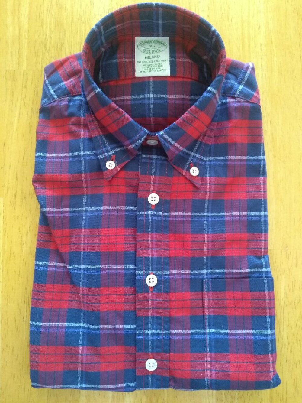 New Brooks Brothers Oxford Cotton Button Down XS S M Slim MSRP $140  Made in USA